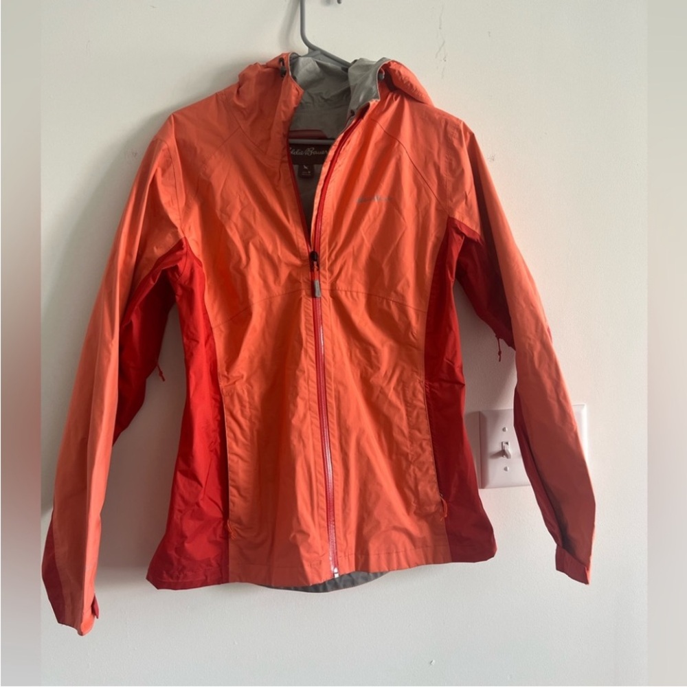 Eddie Bauer Women's Orange and Red Jacket